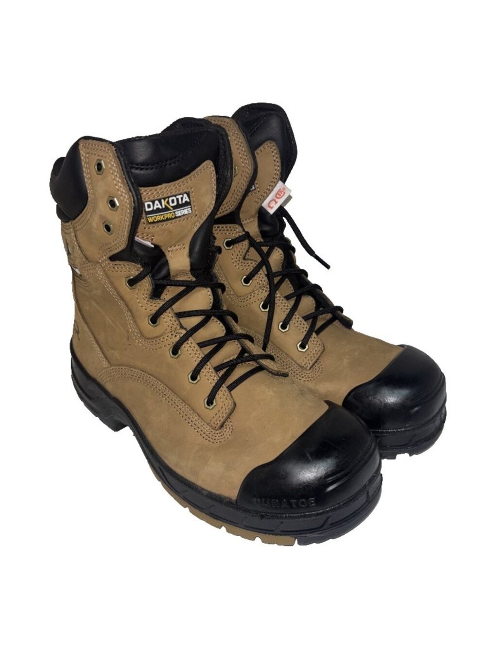 Dakota Men's 8" Quad Basic Steel Toe Composite Plate Work Boots 8006 Tan 12M